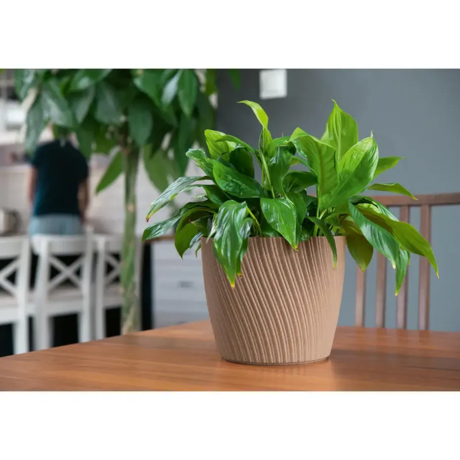 Form Plastic Plantenpot - kunststof - donkergroen - D19 x H16 cm