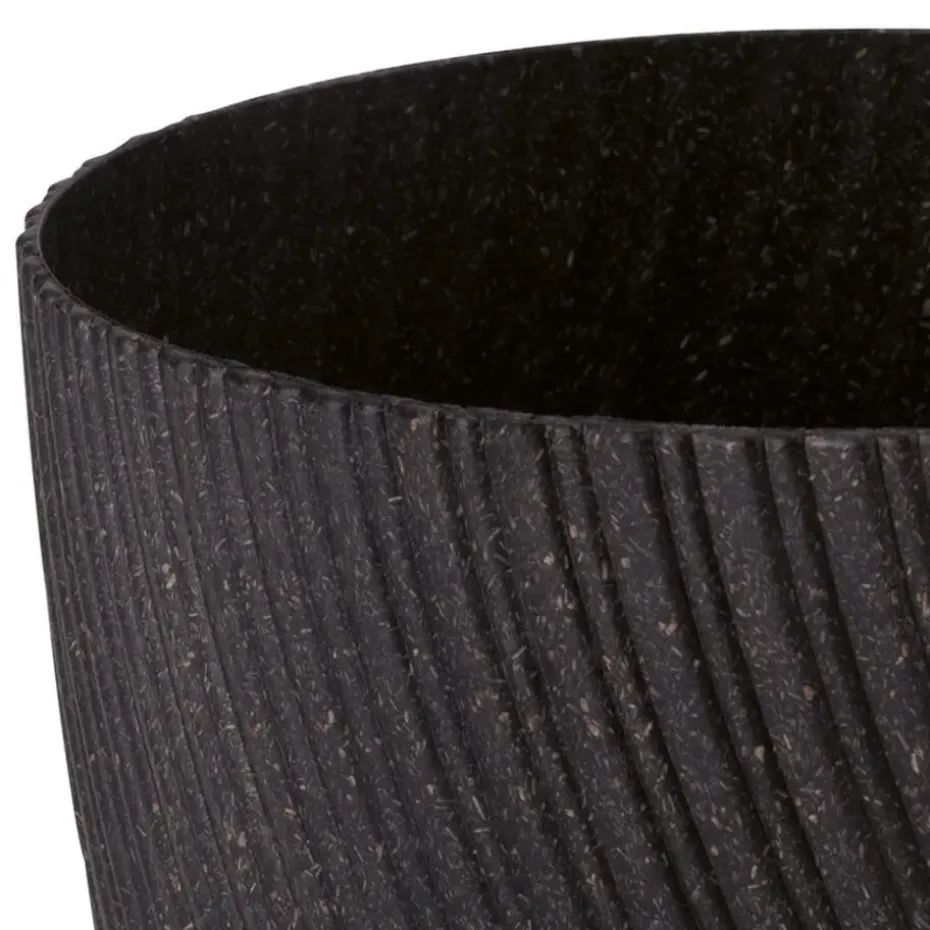 Form Plastic Plantenpot - kunststof - zwart - D17 x H14 cm