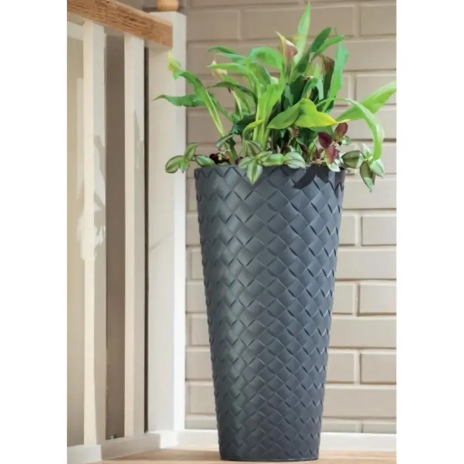 Form Plastic Plantenpot Makata - kunststof - wit - 30 x 59