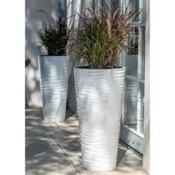 Form Plastic Plantenpot rond - kunststof - zwart - D40 x H79 cm