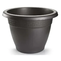 Forte Plastics Bloempot - antraciet - rond - kunststof - 60 cm