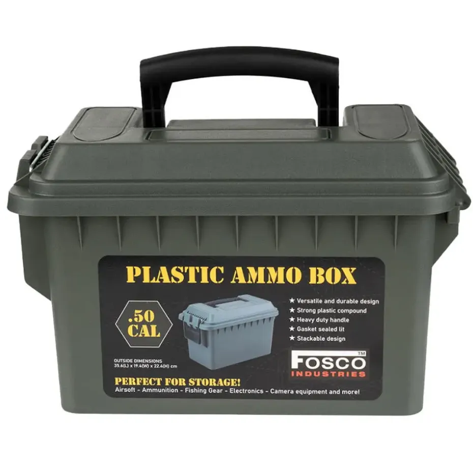 Fosco industries opbergbox - groen - 14 liter- 36 x 19 x 22 cm