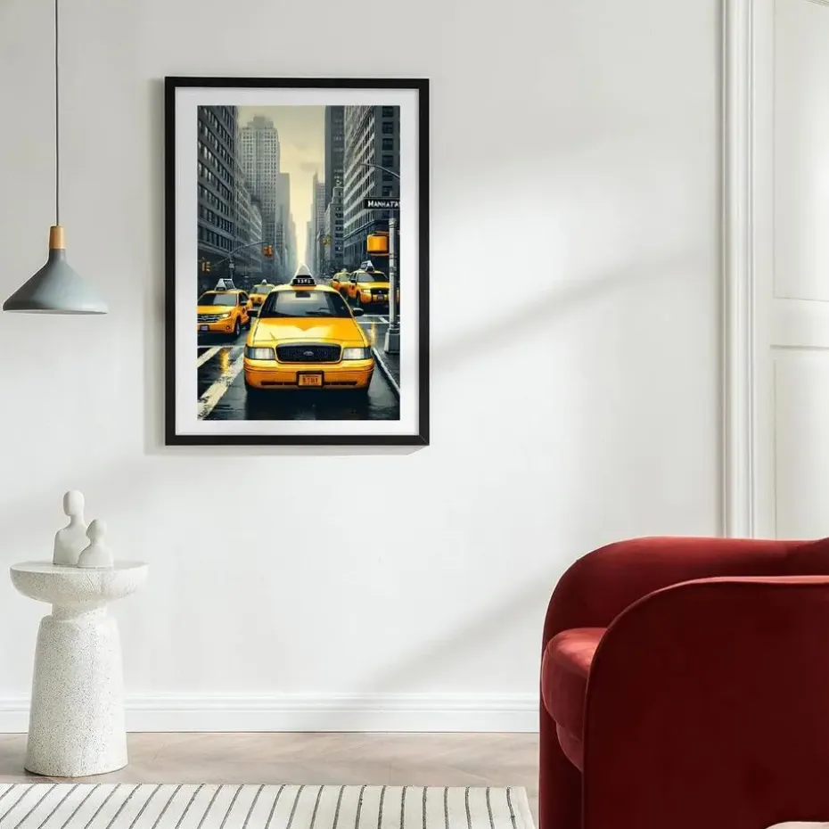 Fotolijst Poster Formaat 61x91,5 cm - MDF Hout - Zwart