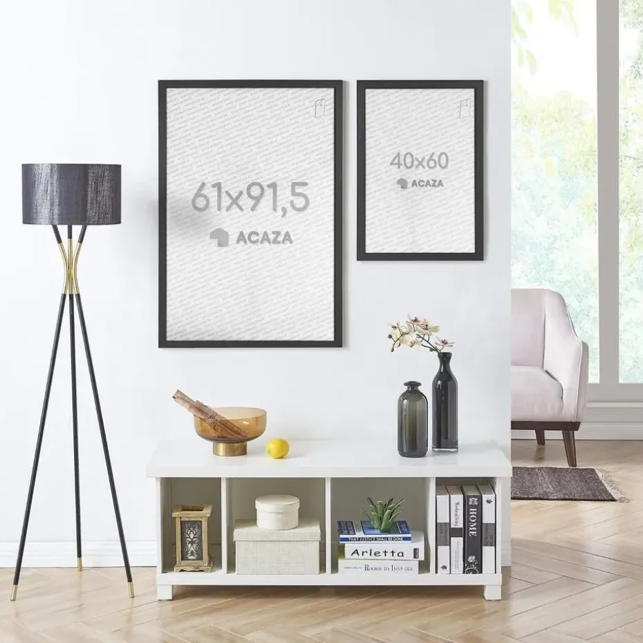 Fotolijst Poster Formaat 61x91,5 cm - MDF Hout - Zwart