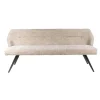 Fraaai - Diego eetkamerbank geweven 188 cm - zand