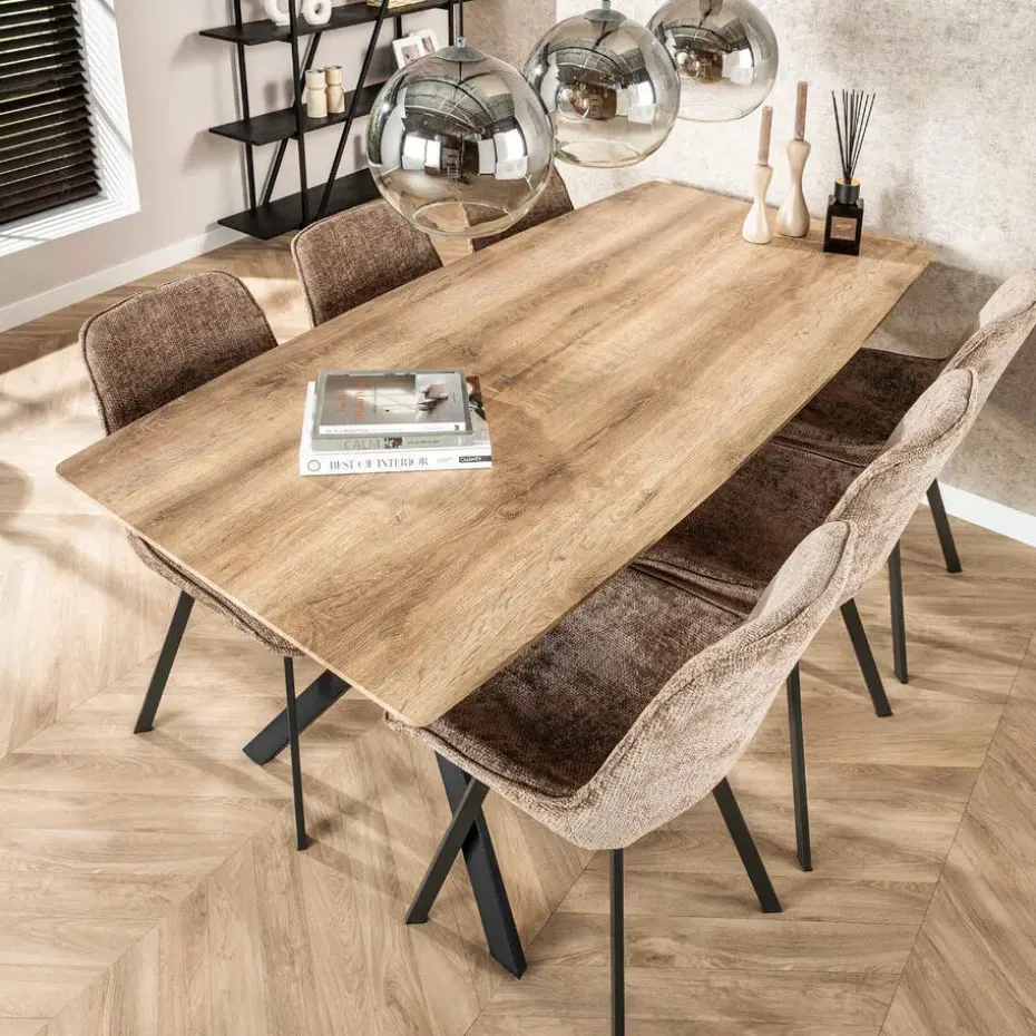 Fraaai - Hemlock eettafel eik 190 cm