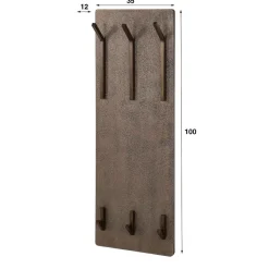 Fraaai - Nowi kapstok 2x3 haken hoog - brons antiek