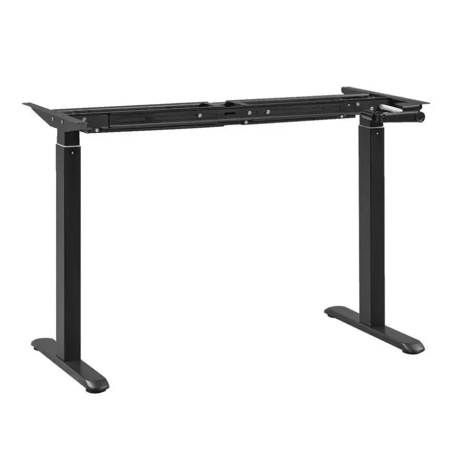 Frame zit/sta bureau Homeworx handmatig verstelbaar - zwart