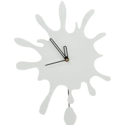 FULLY - Wandklok - Gebroken wit - MDF
