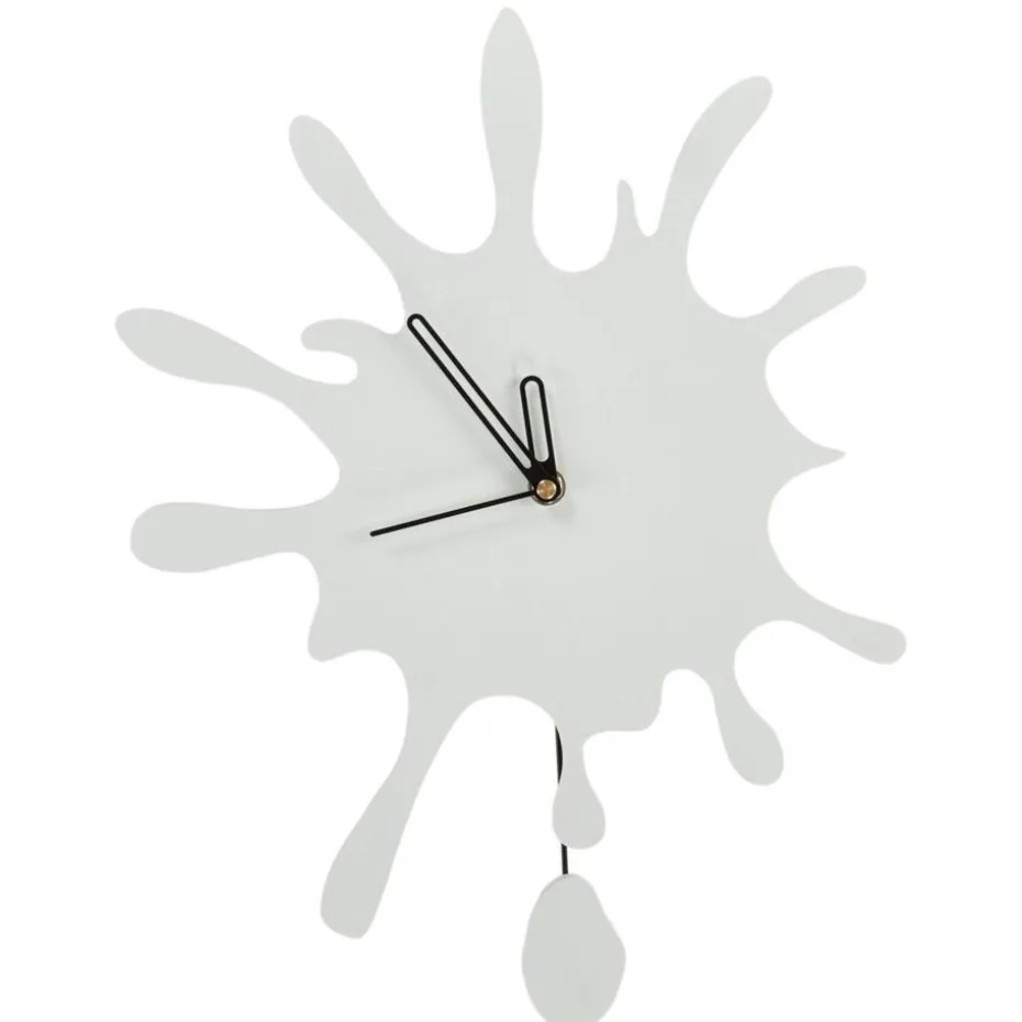 FULLY - Wandklok - Gebroken wit - MDF