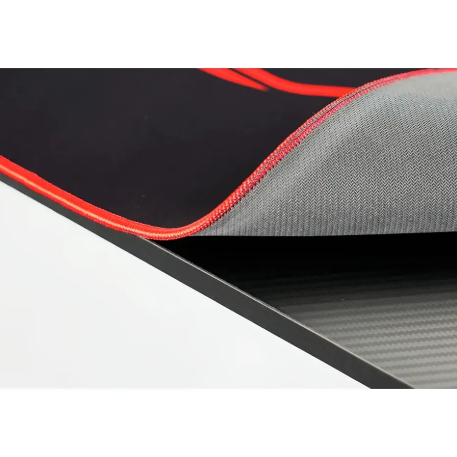 Gaming bureau zwart/rood - Elektrisch verstelbaar - 140x66 cm