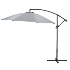 Garden Impressions Athene zweefparasol Ø300 cm - licht grijs