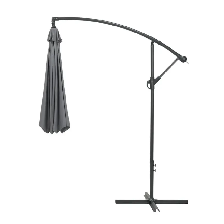 Garden Impressions Athene zweefparasol Ø300 cm - licht grijs