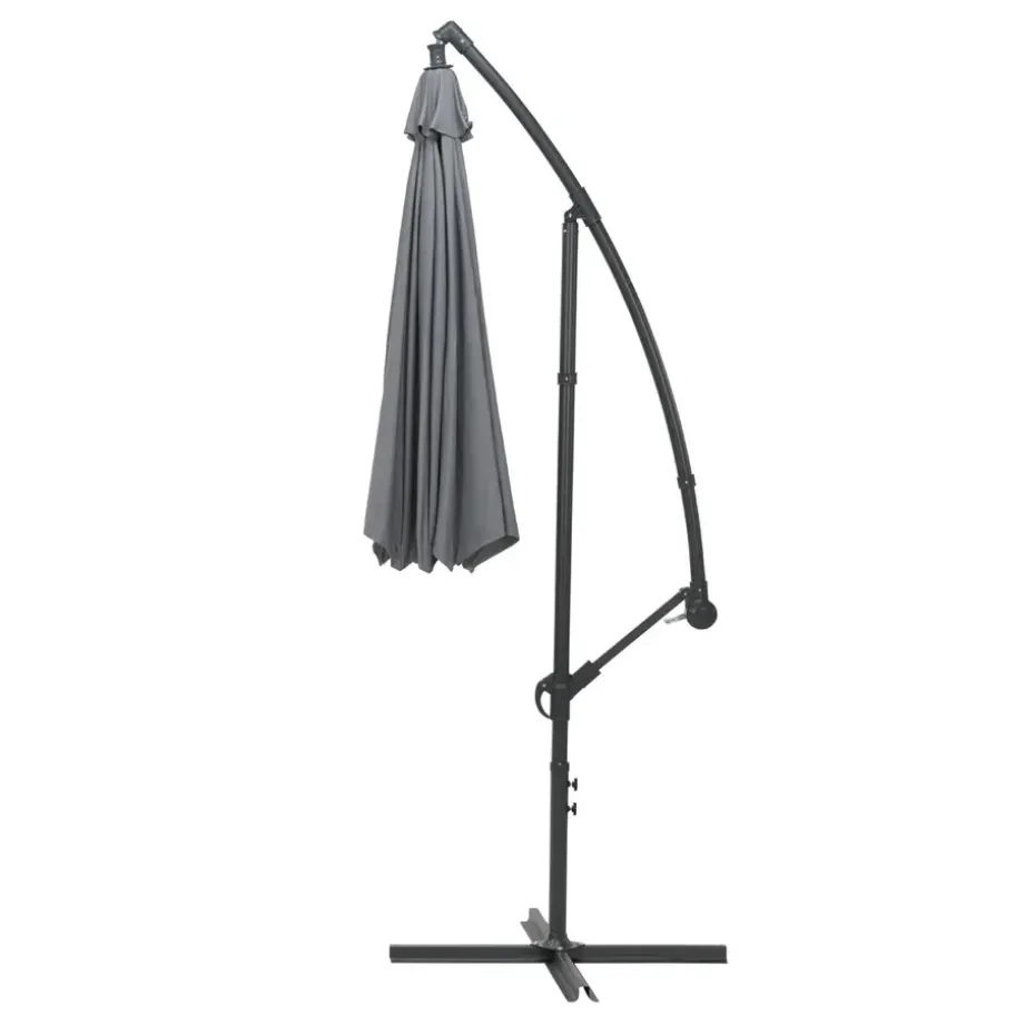 Garden Impressions Athene zweefparasol Ø300 cm - licht grijs