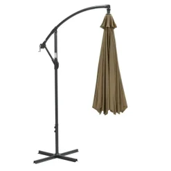Garden Impressions Athene Zweefparasol Ø300 cm taupe