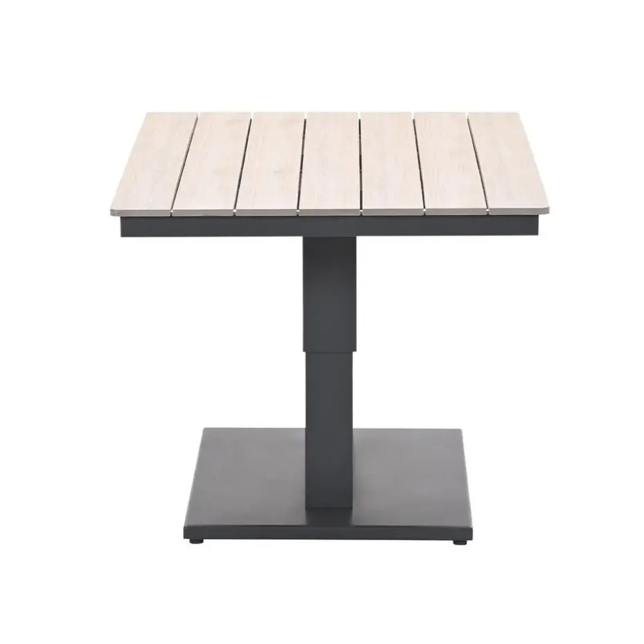 Garden Impressions Brugge verstelb. loungetafel 150x87 - donker grijs
