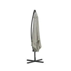 Garden Impressions Corfu parasol 250x250 - donker grijs - zand