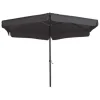 Garden Impressions Delta parasol Ø300 - donker grijs