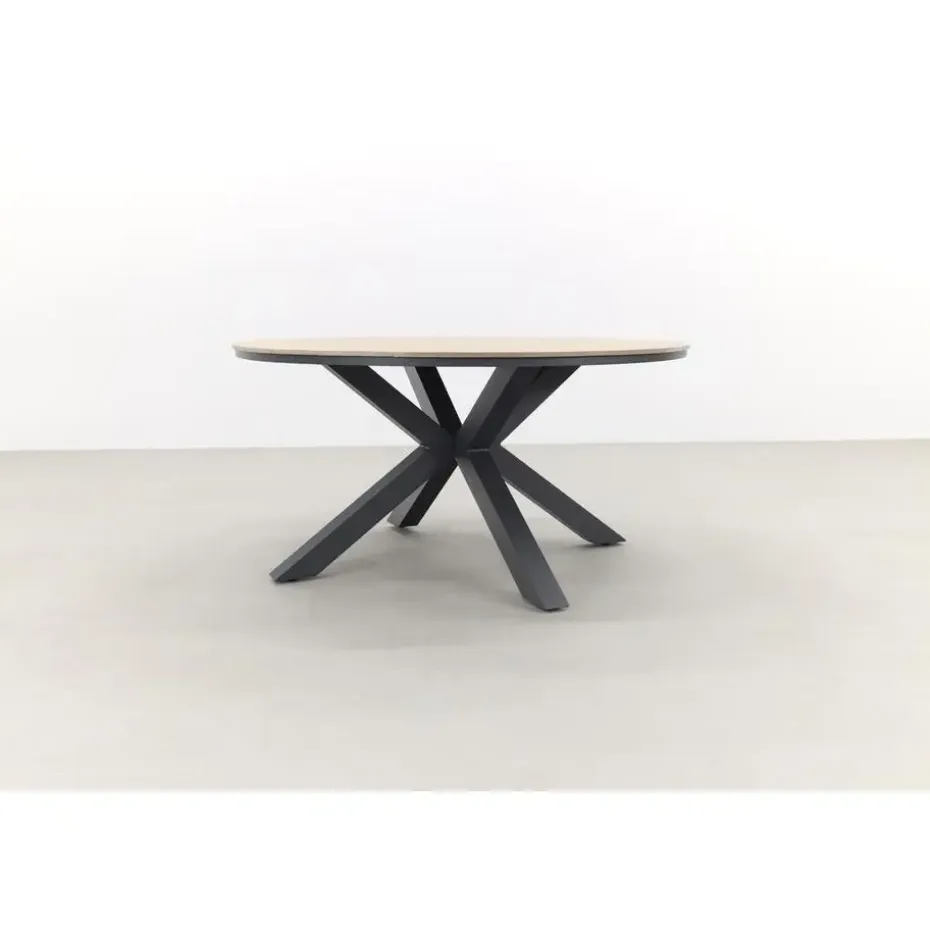 Garden Impressions Edison 148 cm. - ronde tuinset / Jasmine black