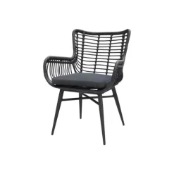 Garden Impressions Edison 148 cm. - ronde tuinset / Jasmine black