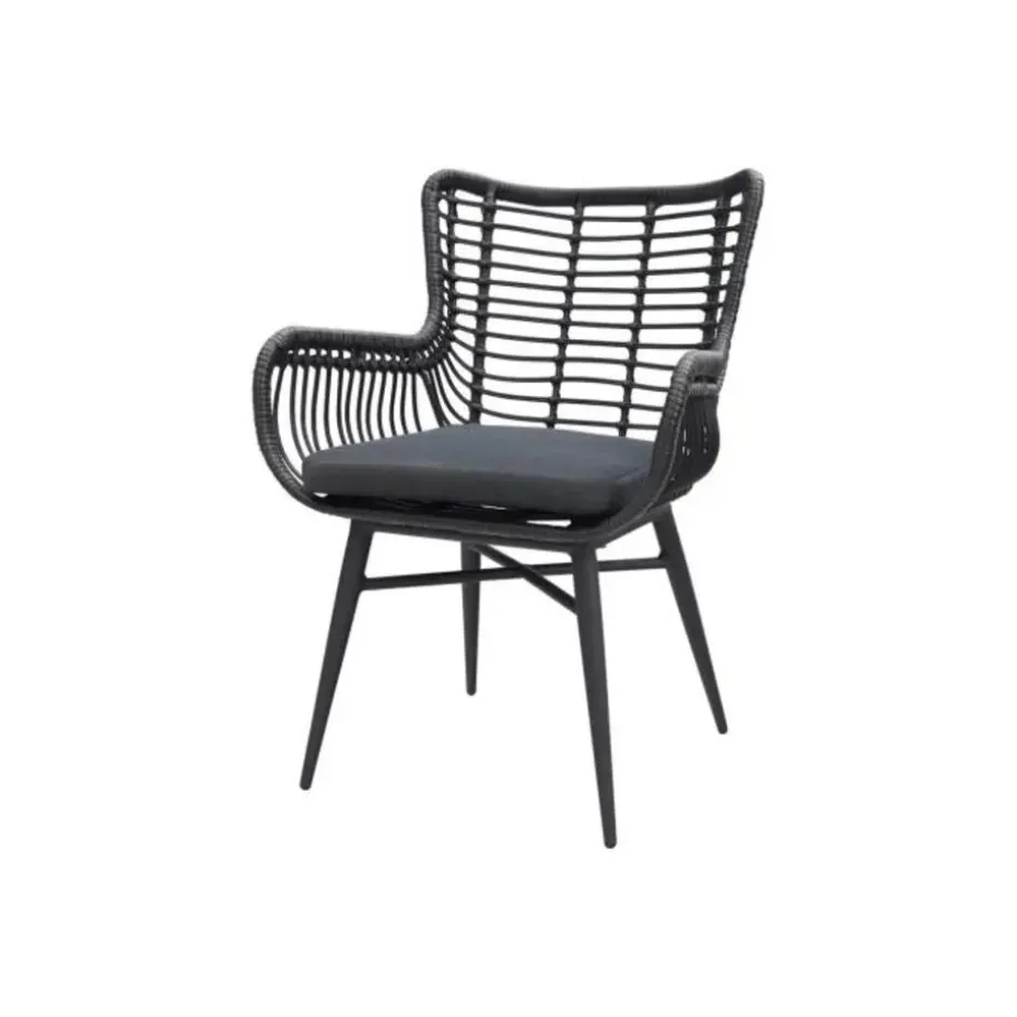 Garden Impressions Edison 148 cm. - ronde tuinset / Jasmine black
