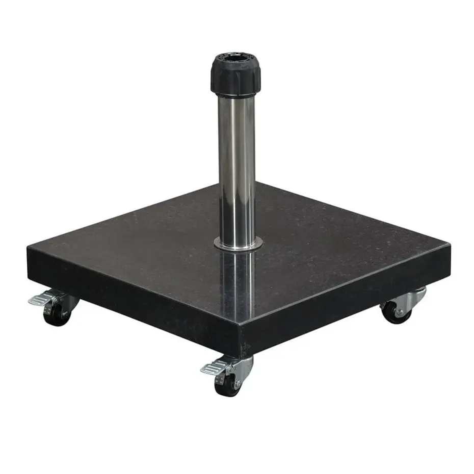 Garden Impressions Eureka granieten parasolvoet 60 kg - zwart