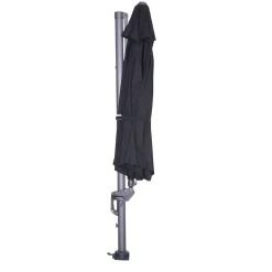 Garden Impressions Hawaii zweefparasol Ø350 c. black - zwart