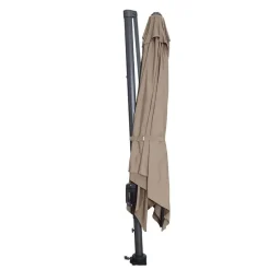 Garden Impressions Hawaii zweefparasol 300x300 c. black - taupe