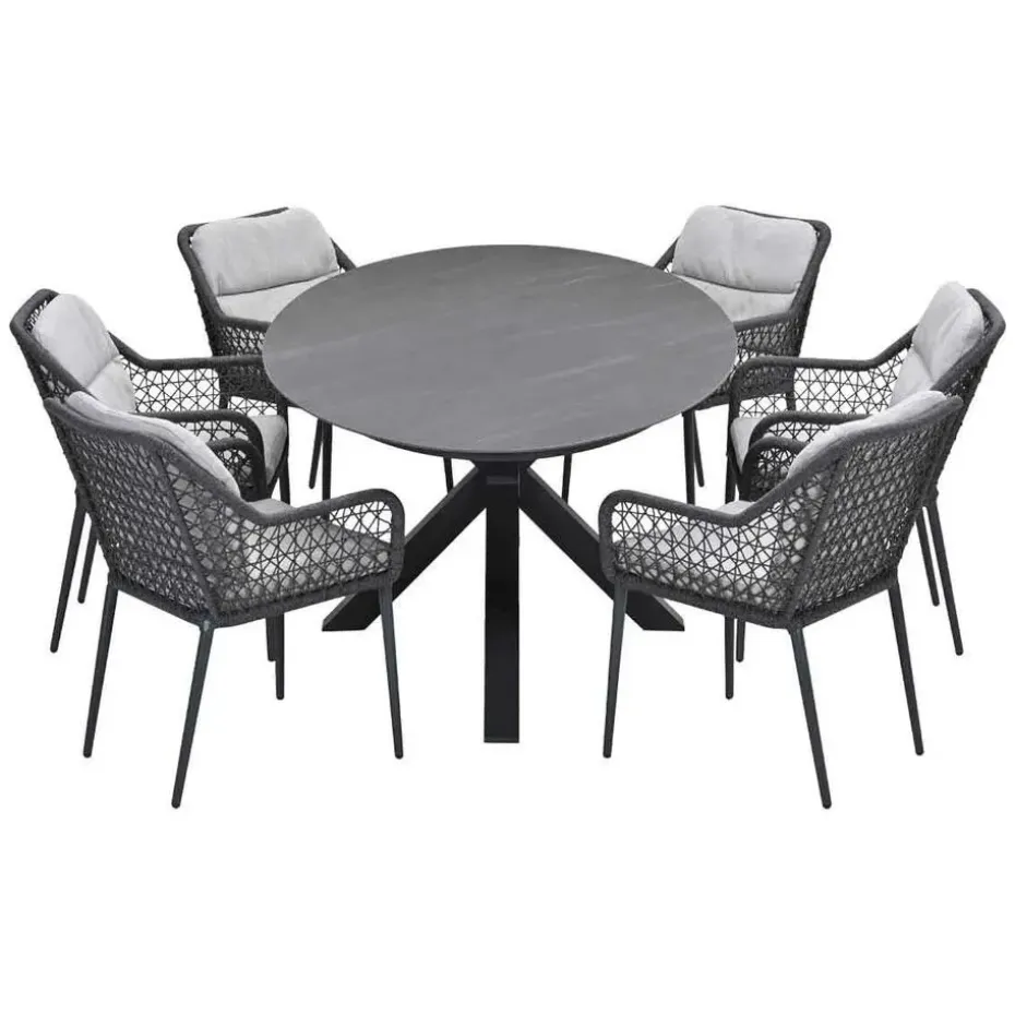 Garden Impressions Pemba - Scot tuinset 7-delig - Napoli grey