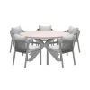 Garden Impressions Tarera tuinset 6-delig sand - tuintafel Ø148x75 cm