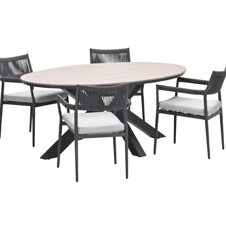 Garden Impressions Tineo - Tulli tuinset 5-delig 180x115 cm