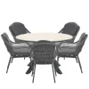 Garden Impressions Yima tuinset 6-delig licht grijs - Tulli tafel