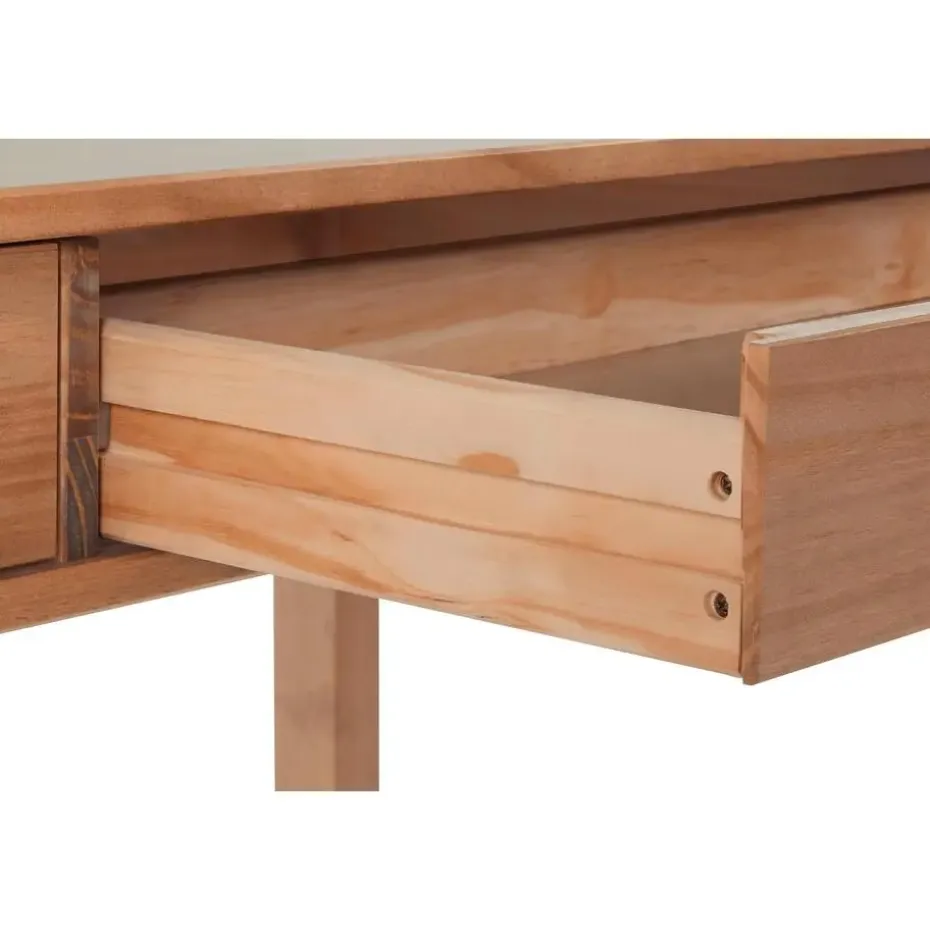 Gava - Bureau met 2 laden in grenen natuur