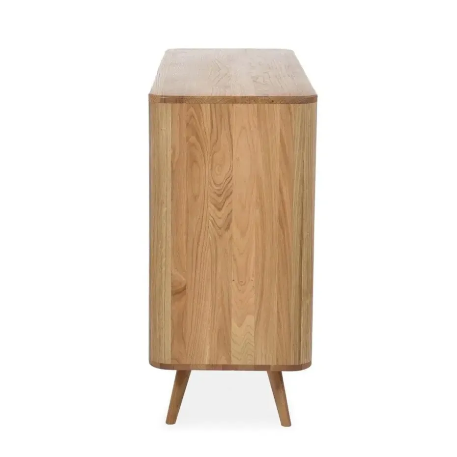 Gazzda Ena Drawer Eikenhouten Ladekast - Naturel / Wit
