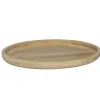 Gerimport Serveer plateau - ovaal - dienblad - hout - 33 cm