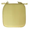 Gerimport Stoelkussen Anna - buiten - geel - 39x3 cm