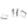 Gerimport Tafelkleed klemmen - 4x - transparant - 4,5 x 6 cm