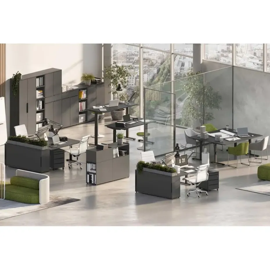 Germania Ladekast met wielen Hermoso - 42 x 60 x 63 cm - Antraciet