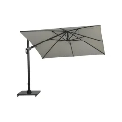 GI Hawaii zweefparasol Deluxe 300 x 300 cm. - Zand - met voet en hoes