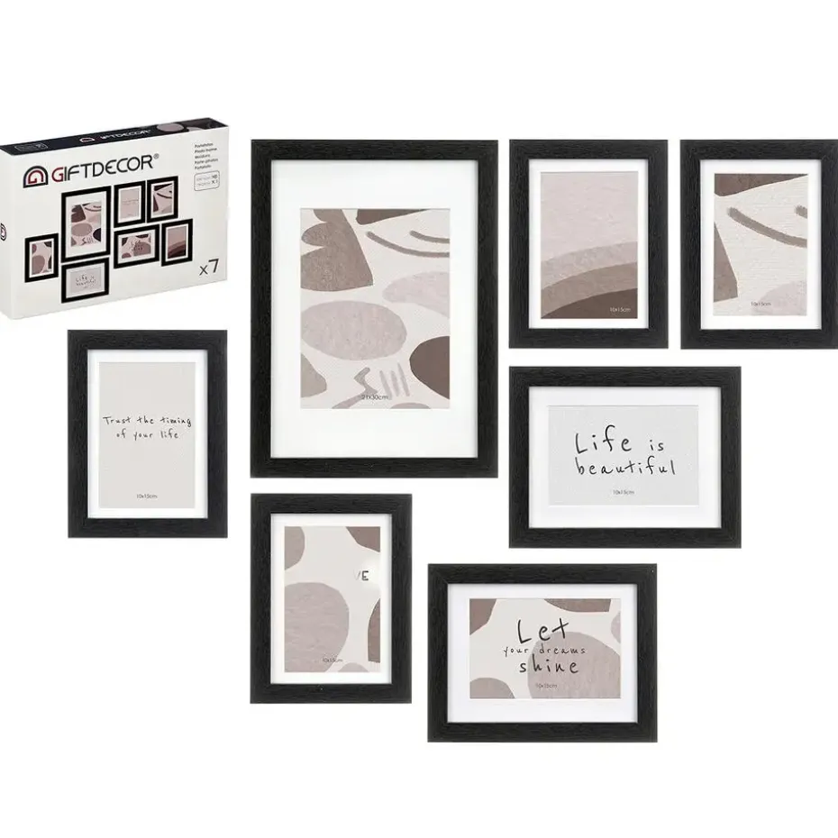 Giftdecor Collage voor 7x foto - voor verschillende maten fotos