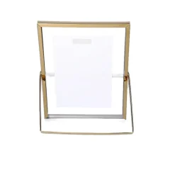 Giftdecor Fotolijstje - 10 x 15 cm - goud - metaal - modern