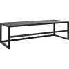 Giga Meubel Kapstok Zwart - Metaal - 28x77x22cm - Kapstok Bronx