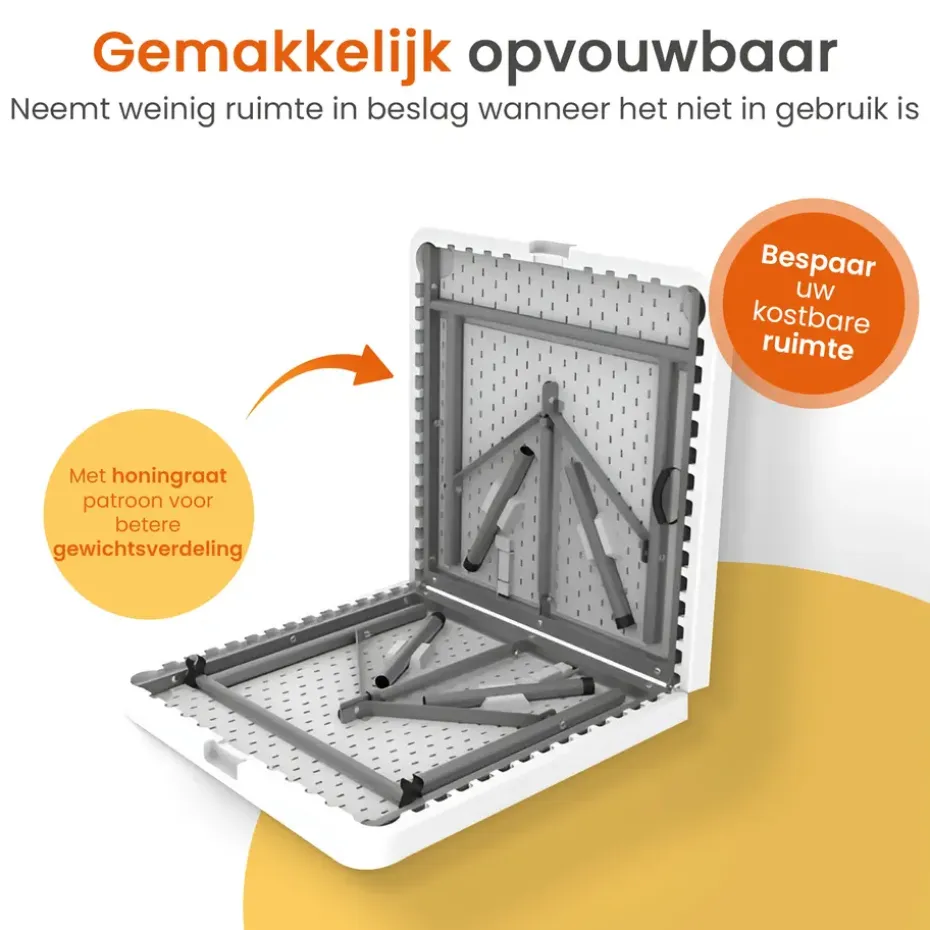 Goliving Inklapbare Tafel – Klaptafel – Campingtafel – Vouwtafel Buiten