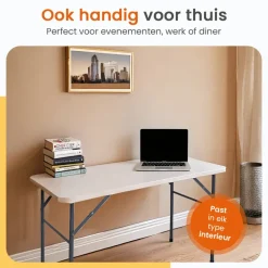 Goliving Inklapbare Tafel – Klaptafel – Campingtafel – Vouwtafel Buiten