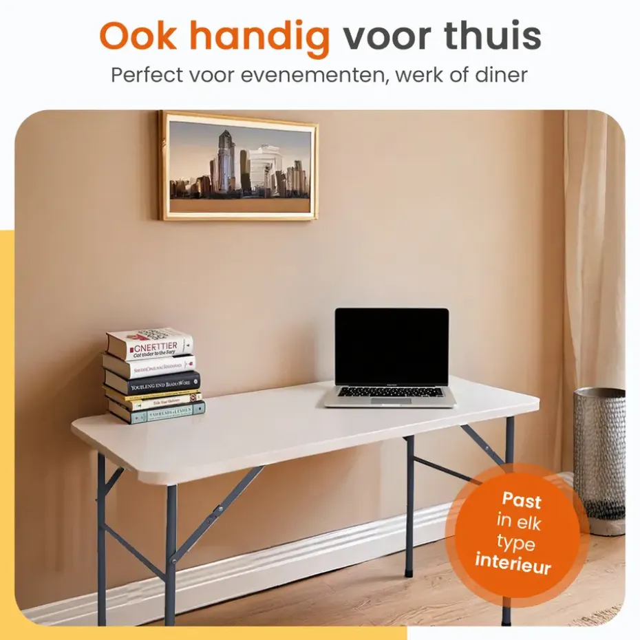 Goliving Inklapbare Tafel – Klaptafel – Campingtafel – Vouwtafel Buiten