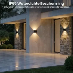 Goliving lamp – Wandlamp - Buitenlamp - Waterdichte LED-verlichting