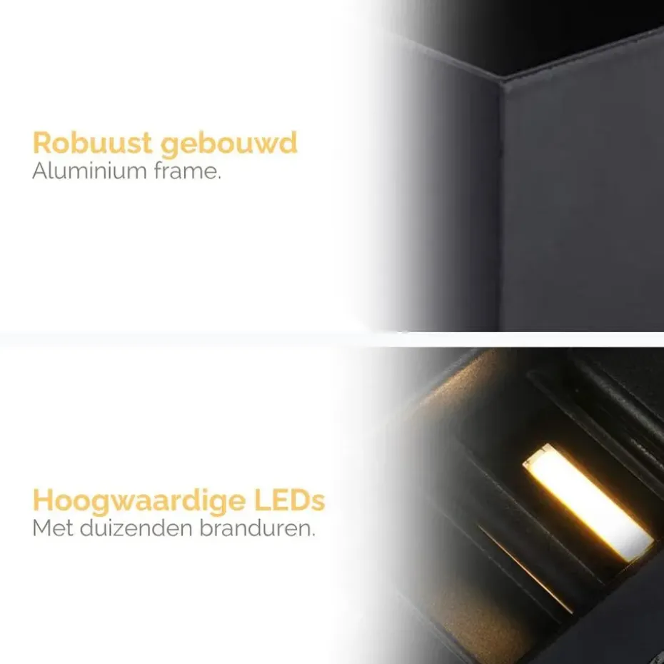 Goliving lamp – Wandlamp - Buitenlamp - Waterdichte LED-verlichting