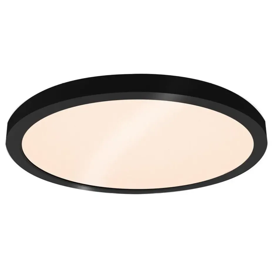 Goliving Plafondlamp - Plafonnière - LED - Ø23cm - Zwart