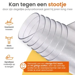Goliving Vloerbeschermer bureaustoel - 90x120cm - Bureaustoelmat