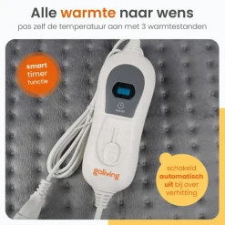 Goliving Warmtekussen - Warmte Kussen Voor Nek en Schouder - 3 Warmtestanden